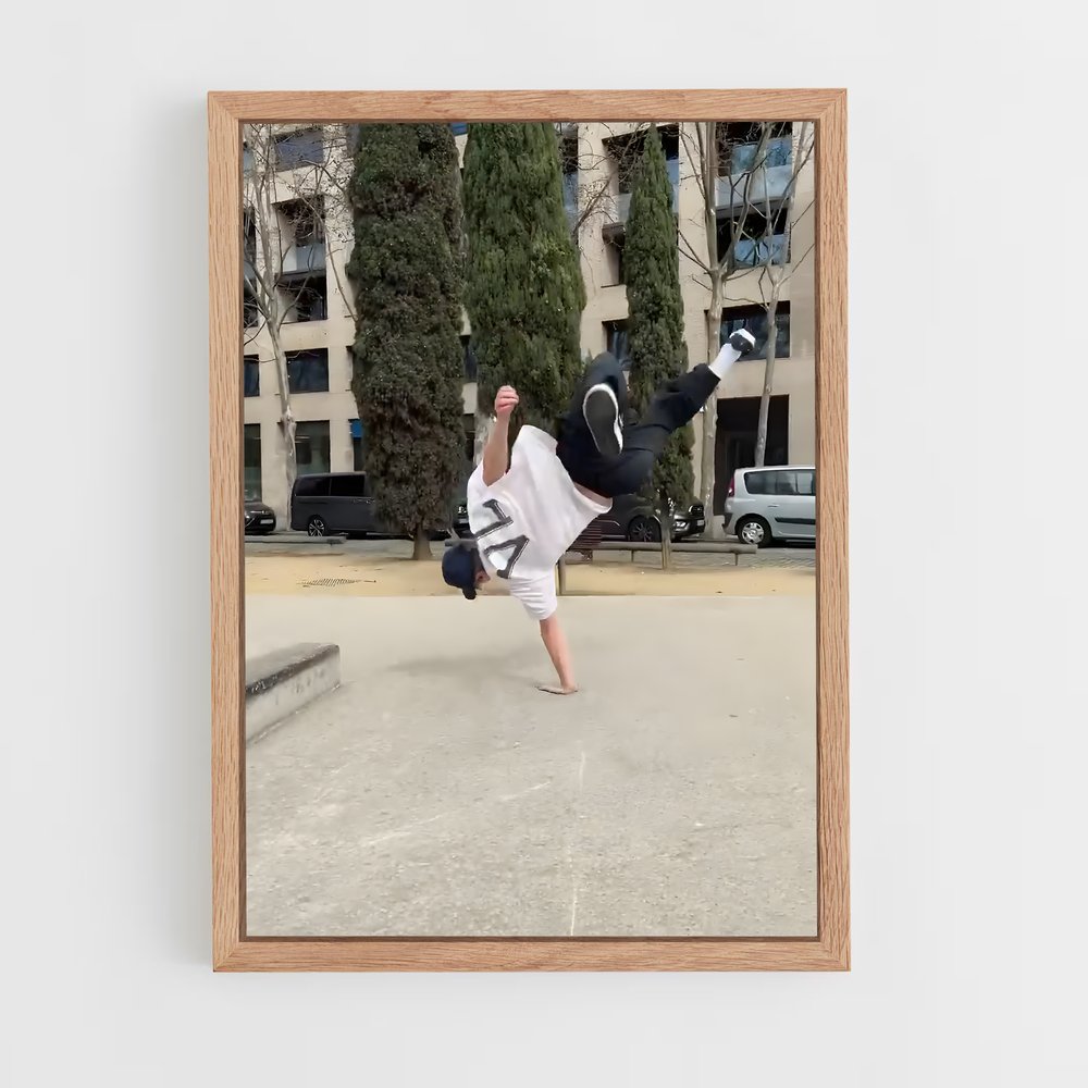 Poster L'Art du Handstand – affiche Parkour et freerun (vue 4)